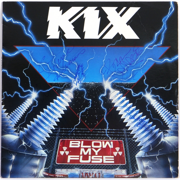 Kix Signed "Blow My Fuse" Album
