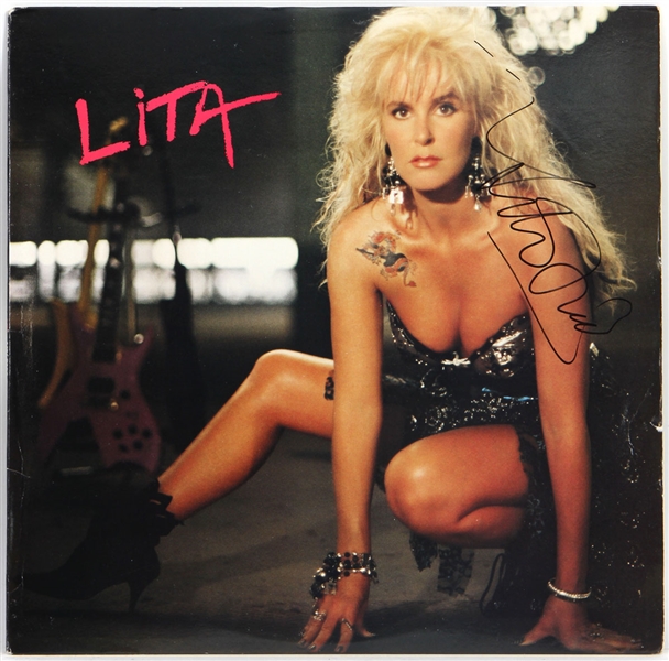 Lita Ford Signed “Lita Ford” Album