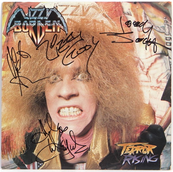Lizzy Borden Signed "Terror Rising" Album
