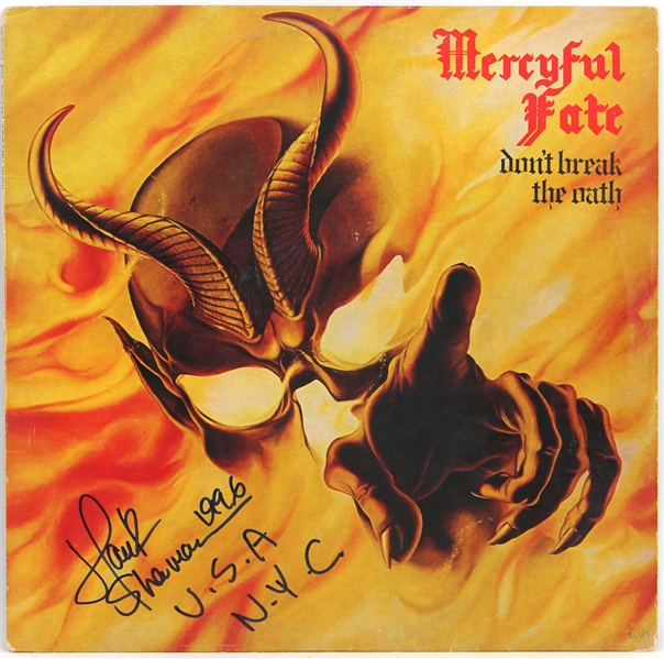 Mercyful Fate Signed "Dont Break The Oath" Album
