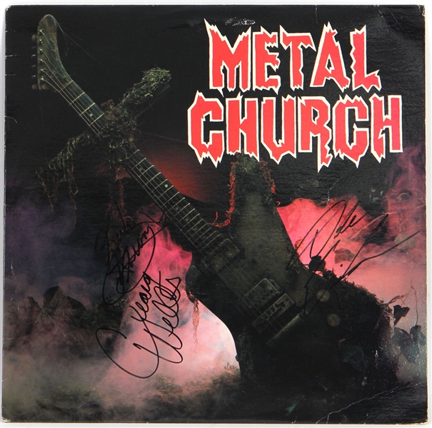 Metal Church Signed “Metal Church" Album