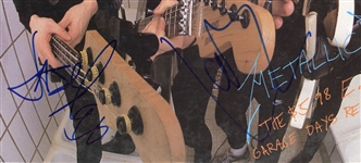 Metallica Band Signed “The $5.98 E.P. – Garage Days Re-Revisited” Album REAL