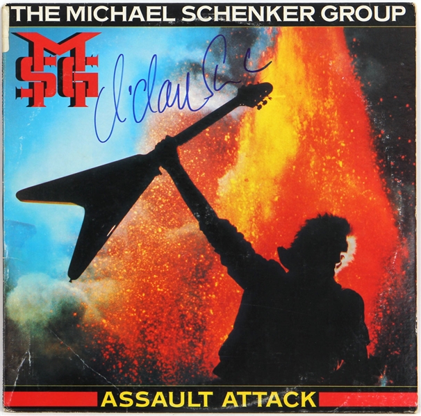 The Michael Schenker Group Signed "Assault Attack" Album