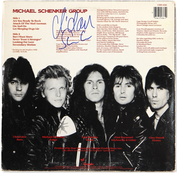 The Michael Schenker Group Signed "MSG" Album