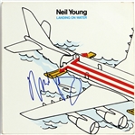 Neil Young Signed “Landing on Water” Album REAL