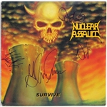 Nuclear Assault Signed Survive Album