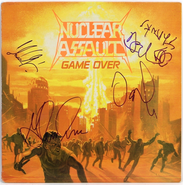 Nuclear Assault Signed "Game Over" Album
