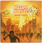 Nuclear Assault Signed Game Over Album