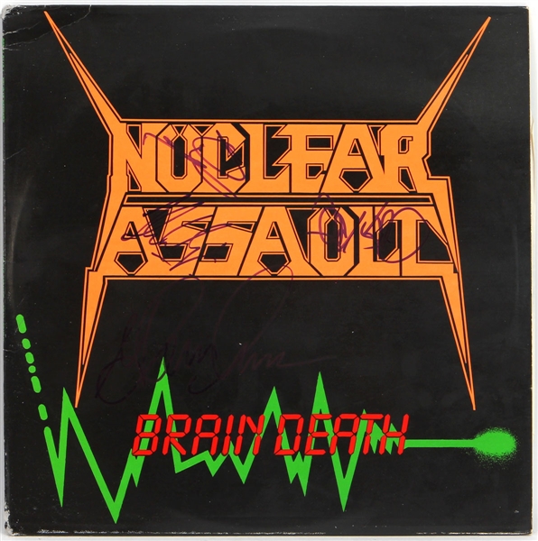 Nuclear Assault Signed "Brain Death" Album