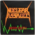 Nuclear Assault Signed Brain Death Album