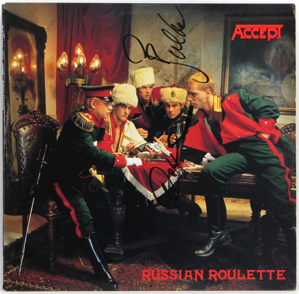 Accept Signed "Russian Roulette" Album