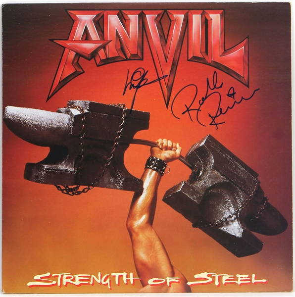 Anvil Signed "Strength Of Steel" Album