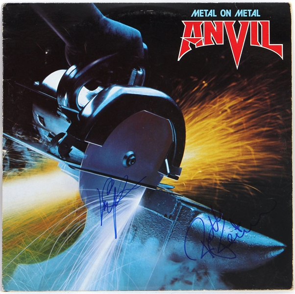 Anvil Signed "Metal on Metal" Album