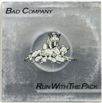 Bad Company Paul Rodgers Signed Run With The Pack Album
