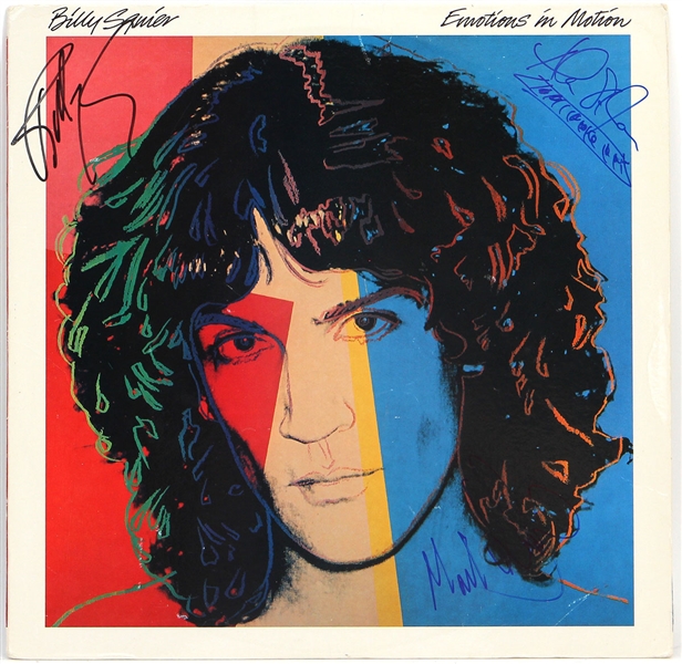 Billy Squier Signed "Emotions In Motion" Album