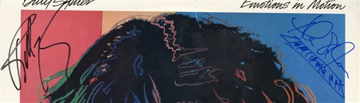Billy Squier Signed Emotions In Motion Album