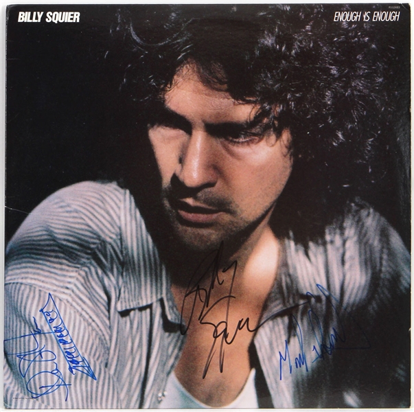 Billy Squier Signed "Enough Is Enough" Album