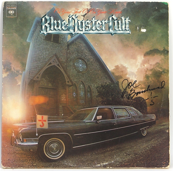 Blue Oyster Cult Signed "On Your Feet Or On Your Knees" Album