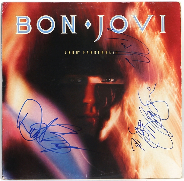 Bon Jovi Signed "7800 Degrees Fahrenheit" Album