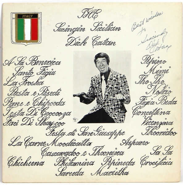 Dick Catan Signed "The Swingin’ Sicilian" Album