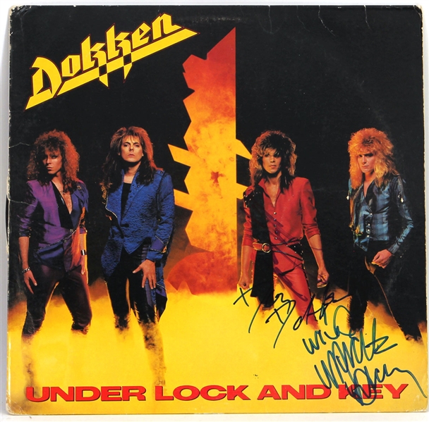 Dokken Signed "Under Lock And Key" Album