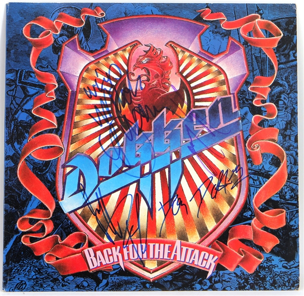 Dokken Signed "Back For The Attack" Album