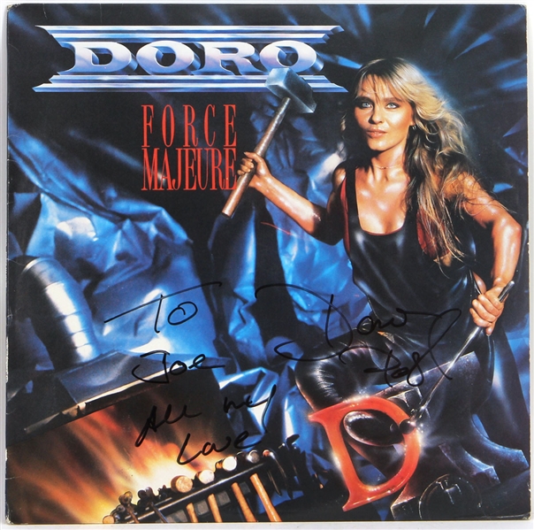 Doro Pesch Signed "Force Majeure" Album