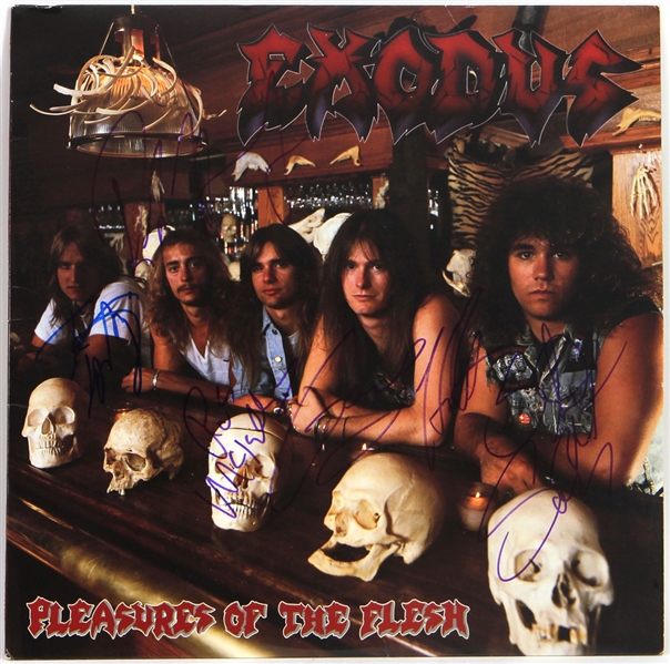 Exodus Signed "Pleasures Of The Flesh" Album