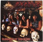 Exodus Signed Pleasures Of The Flesh Album