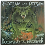 Flotsam And Jetsam Signed Doomsday For The Deceiver Album