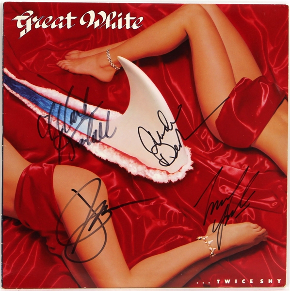Great White Signed "…Twice Shy" Album