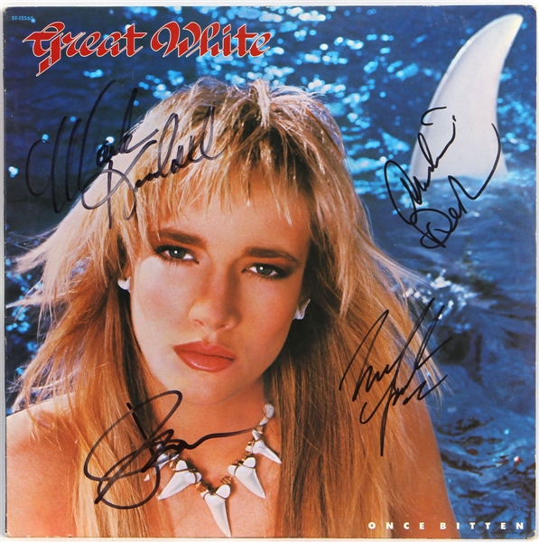 Great White Signed "Once Bitten" Album