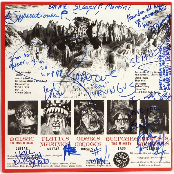 GWAR Signed "Hello" Album