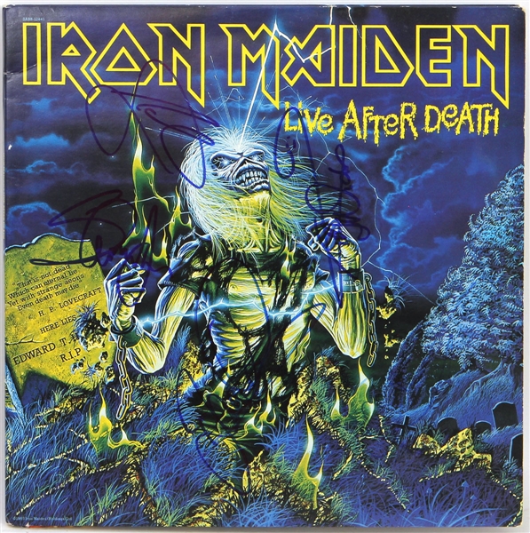 Iron Maiden Signed "Live After Death" Album