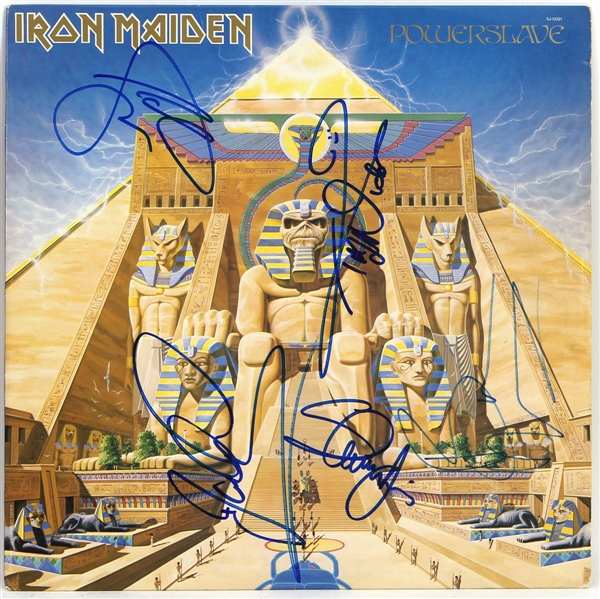 Iron Maiden Signed "Powerslave" Album