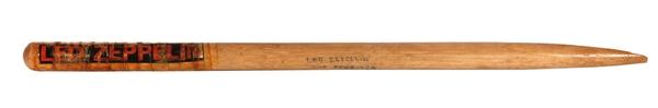 Led Zeppelin John Bonham Feb, 8 1975 Stage Used & Broken Dino Danellis Ludwig 2A Drumstick