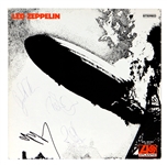 Led Zeppelin Fully Signed Led Zeppelin I Debut Album JSA & REAL