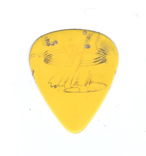 Eddie Van Halen Original Stage Used 1995 Balance Tour Guitar Pick