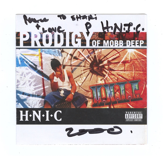 Mobb Deep Prodigy Signed H.N.I.C CD Cover