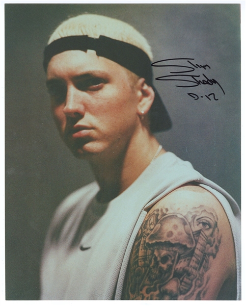 Eminem Vintage "Slim Shady" Signed Photograph JSA