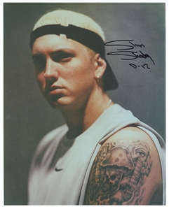 Eminem Vintage Slim Shady Signed Photograph JSA