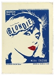 Blondie Original 1977 Concert Poster Lithograph