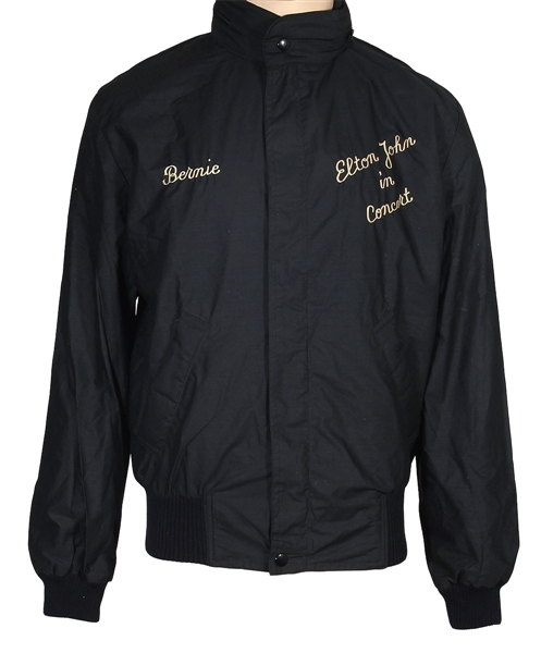 Bernie Taupin Owned & Worn Elton John Sin City South Africa Concert Tour Crew Jacket