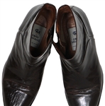 James Brown Owned and Stage Worn Brown Leather Boots