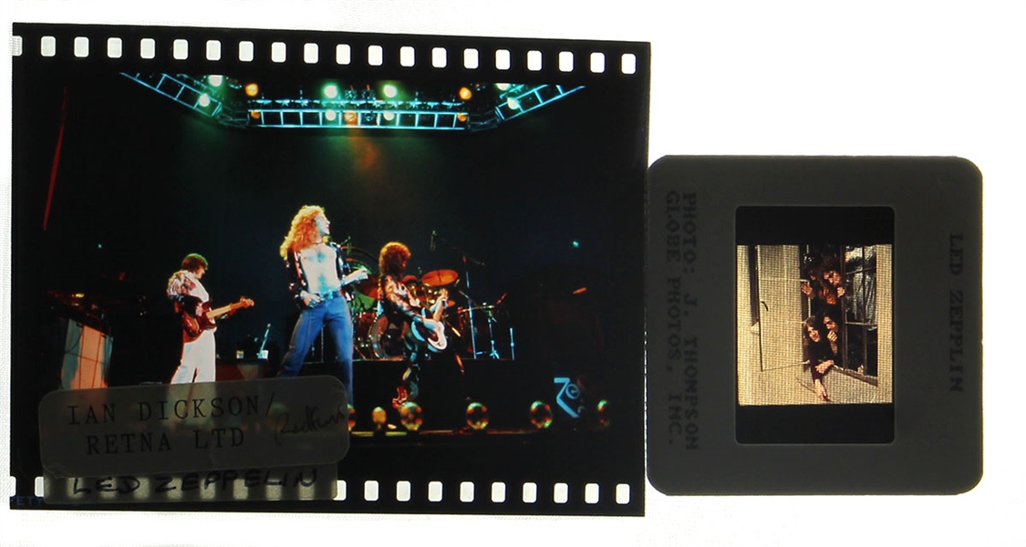 Led Zeppelin Original Concert Negative and Promo Photographs