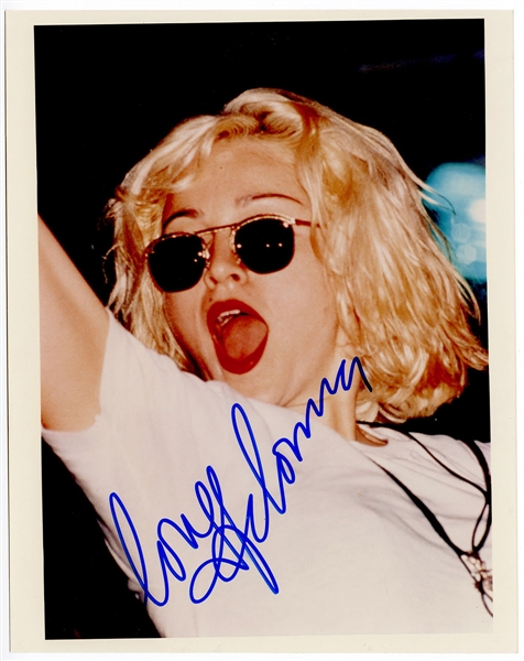 Madonna Signed Photograph REAL