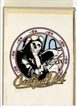 Grateful Dead Original Skeleton Pilot Artwork Signed by the Artist