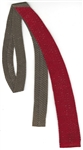 James Brown Owned & Worn Red and Brown Tie