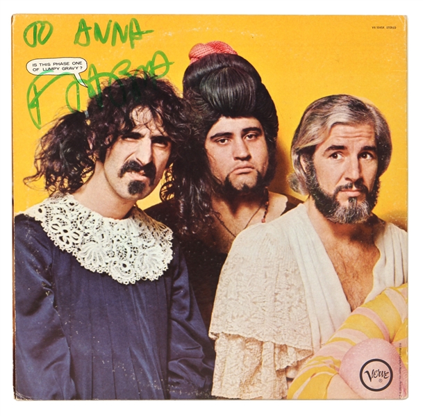 Frank Zappa Vintage Signed “Were Only in It for the Money” Album REAL