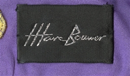 Whitney Houston I'm Your Baby Tonight World Tour Worn Marc Bouwer Custom Lavender Gown